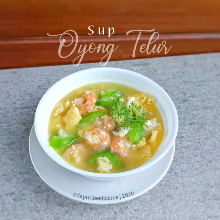 Resep Sup Telur Paling Lezat