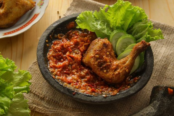 Penyet ayam recipe chicken sg eatbook fried baked alternative healthier oven singapore fast Penyet ayam recipe chicken sg eatbook fried baked alternative healthier oven singapore fast