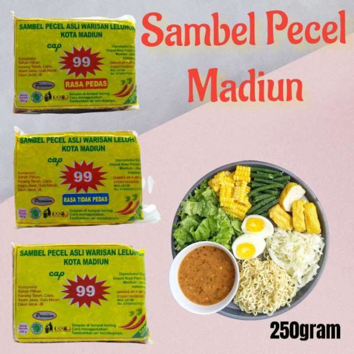 Resep Pecel Madiun dengan Sambal Kacang Otentik