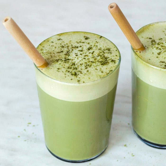 Matcha Latte Oatmilk Homemade