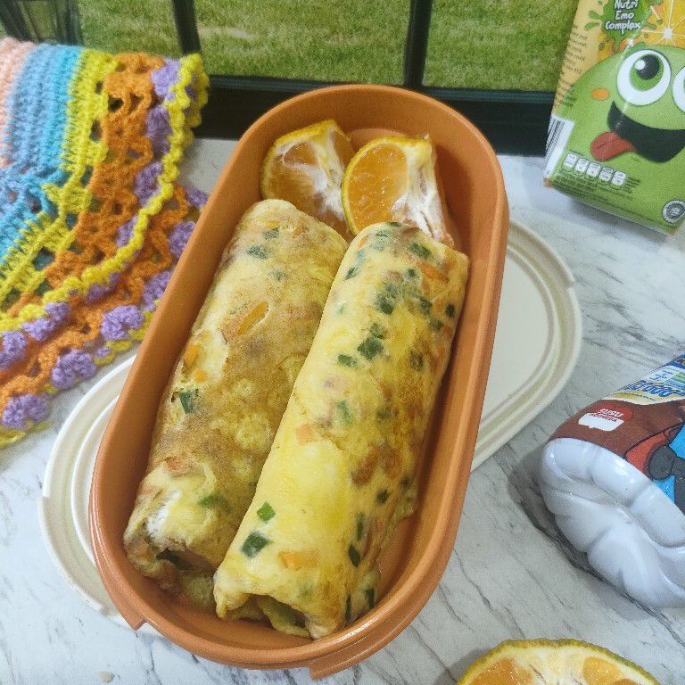 Roti Tawar Gulung Goreng Isi Sosis Keju, Bekal Sekolah Pas Buat Si ... Roti Gulung Isi Telur dan Keju