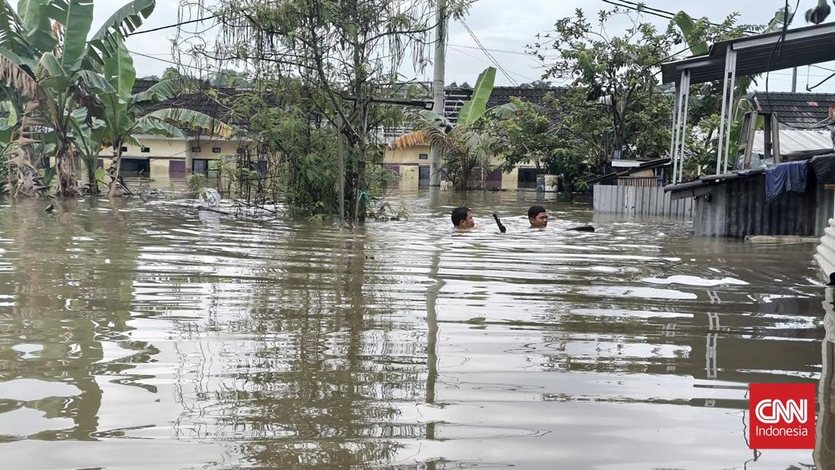 15 Sekolah di Tangerang Terkena Banjir, Siswa Melaksanakan Pembelajaran Daring