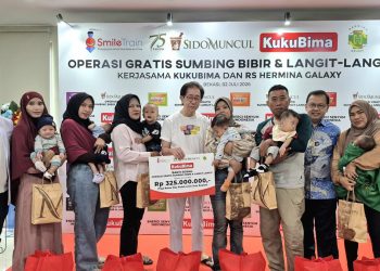 Kuku Bima dan Tolak Angin Salurkan Bantuan Rp325 Juta untuk Operasi Gratis Sumbing Bibir