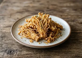 Resep Jamur Enoki Crispy Tanpa MSG yang Kriuk dan Tahan Lama