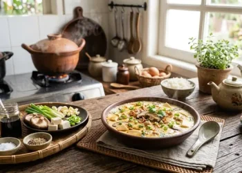 Resep Telur Kukus dengan Tahu dan Jamur yang Lembut, Gurih, dan Mudah Dibuat