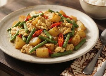 Resep Tumis Kentang dan Telur dengan Kacang Panjang, Menu Sederhana Gurih dan Mengenyangkan