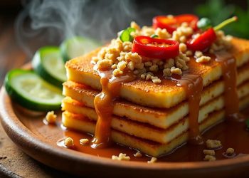 Resep Tahu Susun Telur Bumbu Kacang yang Lezat dan Gurih